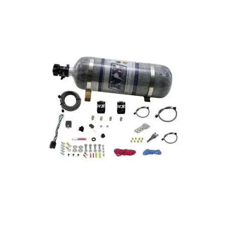 Single Nozzle System with 12Lb Composite Bottle for All Dodge model EFI (35-50-75-100-150 Hp) Nitrous Express NX 20921-12