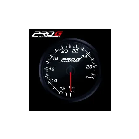 Wskaźnik Pro G Race Series RC, temperatury oleju °F WHITE 60mm