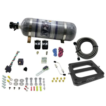4500 Conventional Plate System Gasoline Pro-Power 100-500Hp with 12Lb Carbon Bottle Nitrous Express NX 50070-12