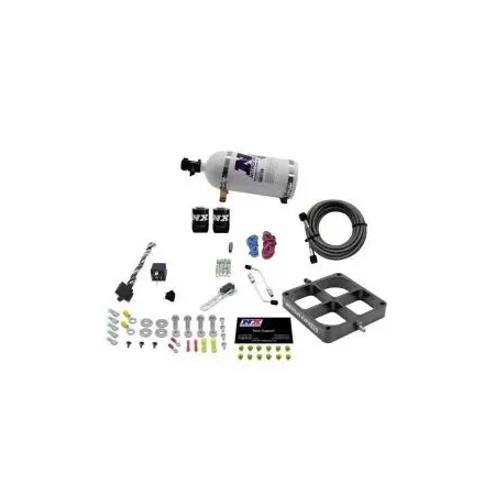 8500 Billet Crossbar Plate System Single Stage 100-500Hp with 5Lb Bottle Nitrous Express NX 63980-05