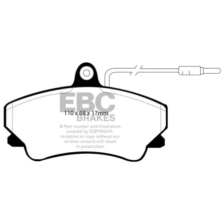 DP952 Klocki hamulcowe ULTIMAX2 EBC Brakes Renault Espace Mk2