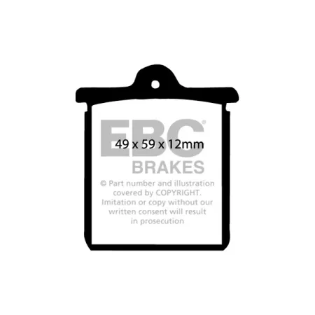 DP244 Klocki hamulcowe ULTIMAX2 EBC Brakes Citroen SM