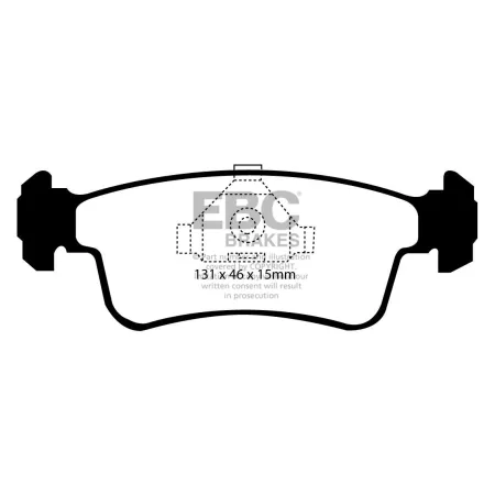 DP741 Klocki hamulcowe ULTIMAX2 EBC Brakes Suzuki Jeep SJ413 Samurai