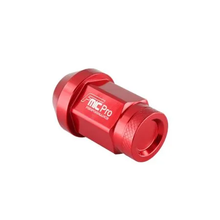 Kuta nakrętka aluminiowa do kół FMIC.Pro M12x1.5 Czerwona 1 szt. stożkowa 7075-T6