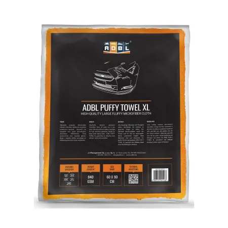 ADBL Puffy Towel XL 60cm x 90cm 840GSM