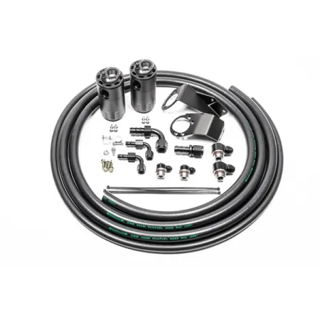 Dual Catch Can Kit for Nissan S13 Fluid Lock Radium Engineering