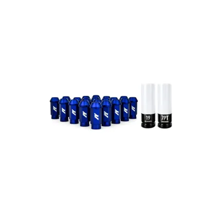 Mishimoto Aluminum Locking Lug Nuts 1/2" x 20 Blue