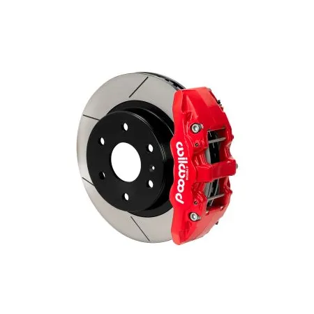 Wilwood 140-17956-R AERO4-DM Direct-Mount tylny zestaw hamulcowy czerwony 13.25 Mercedes Benz Sprinter 2022-2024 AWD