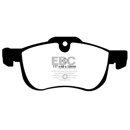 DP1219 Klocki hamulcowe ULTIMAX2 EBC Brakes MG 6 ZT Rover 75 ZTT