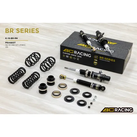 Zawieszenie gwintowane BC Racing K-18-BR-RN Peugeot 208 GTI FWD A9 2012+