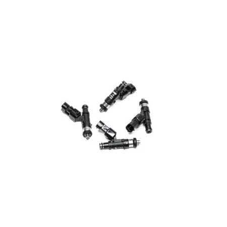 DeatschWerks zestaw 4 wtryskiwaczy paliwa 650cc/min, Subaru Impreza WRX 02-14, Legacy GT 07-12, STI 07-15 (Top Feed)