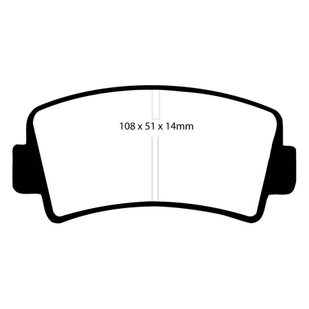 DP82207.16SR21 Sportowe klocki hamulcowe Sintered SR21™ EBC Brakes Porsche 911 991 GT3 911 991 911 991/2 GT3 911 991/2 GT3 RS Cayman 981 GT4 Cayman 71