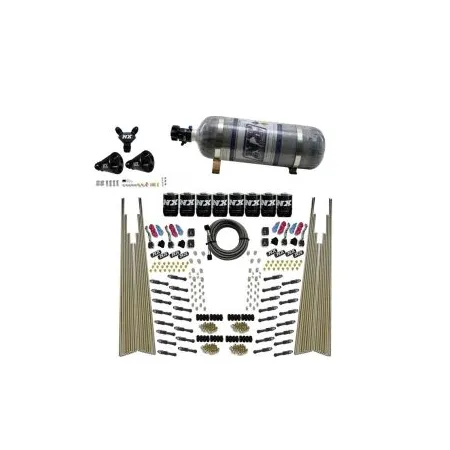 Four Stage 8-Cyl Dry Direct Port Nitrous System 12LB Nitrous Express NX 93306-12