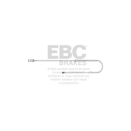 EFA140 Czujnik zużycia klocków hamulcowych EBC Brakes BMW X5 E70 X5 M E70 X5 M F85 X6 E71 X6 M E71 X6 M F86 BMW X5 X6