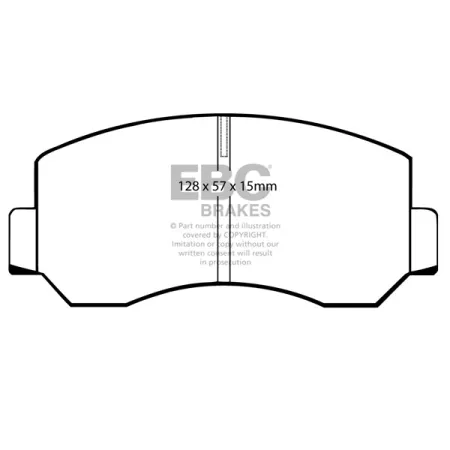 DP451 Klocki hamulcowe ULTIMAX2 EBC Brakes Mazda COMMERCIAL E1600 Panel Van