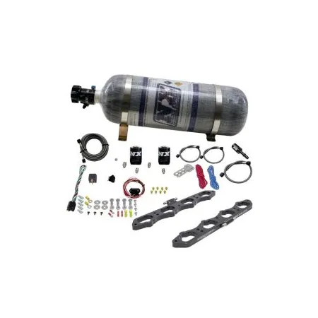 Direct Port Plate System with 12Lb Composite Bottle for Ford Coyote Engine Nitrous Express NX 20956-12