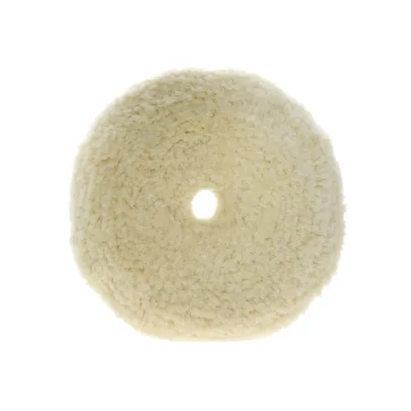 LAKE COUNTRY 165mm Curved Edge Cutting Unsteamed Twisted Wool Pad (41-005 Hook & loop)