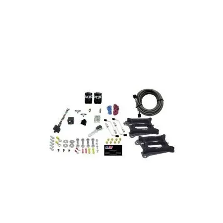 Dual 4150 Conventional Plate System Gasoline Stage 6 50-300Hp without Bottle Nitrous Express NX 30240-00