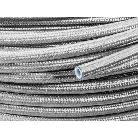 AN4 przewód PTFE teflonowy w stalowym oplocie 5mm