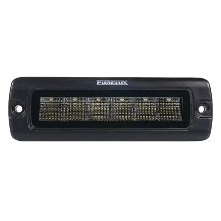 Lampa robocza Purelux Black Flush-Mount Slim 20 cm 30W Szeroki strumień IOD Performance 1 szt