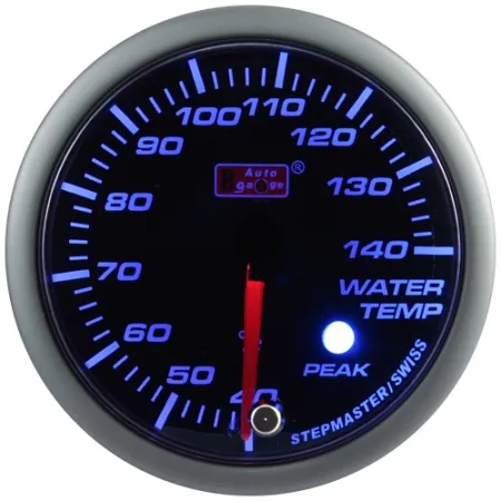 Auto Gauge Wskaźnik temperatury wody niebieski