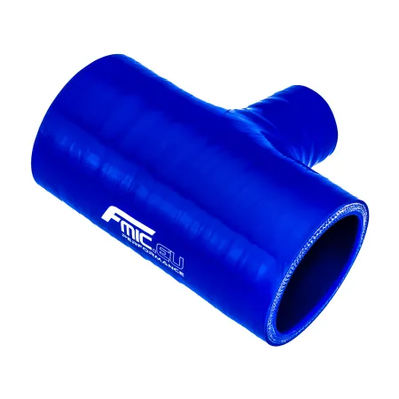 Trójnik silikonowy T-Piece 70/32mm Niebieski