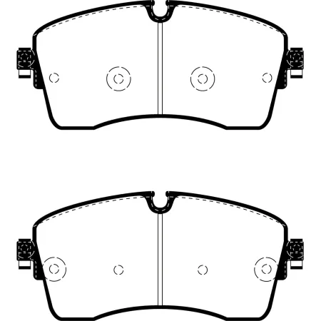 DPX2385 Klocki hamulcowe ULTIMAX2 EBC Brakes Jaguar Land Rover Defender 90 L663 Defender 110 L663 Discovery 5 Discovery Sport Range Rover L405 Range R