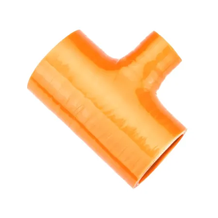 Trójnik silikonowy T-Piece 32/32mm Pomarańczowy