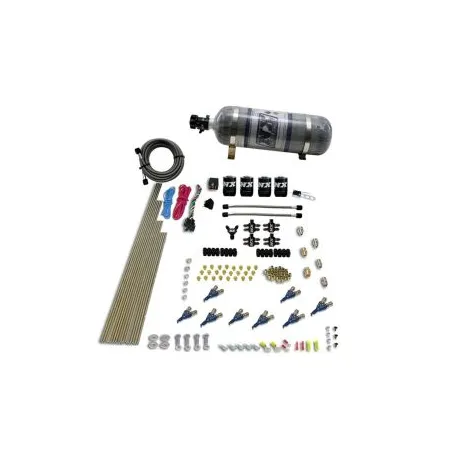 8-Cyl Direct Port Nitrous System EFI Gasoline (200-500Hp) 12LB Nitrous Express NX 80001EFI-12