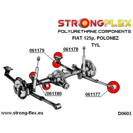 061179A: Tuleja resora tylna tylnego zawieszenia SPORT Polonez