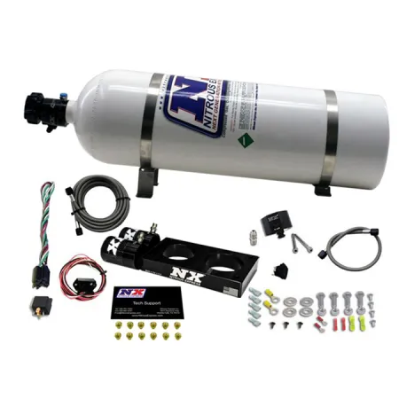 3 Valve Plate System with 15Lb Bottle for Ford Mustang 4.6L (35-150Hp) Nitrous Express NX 20947-15