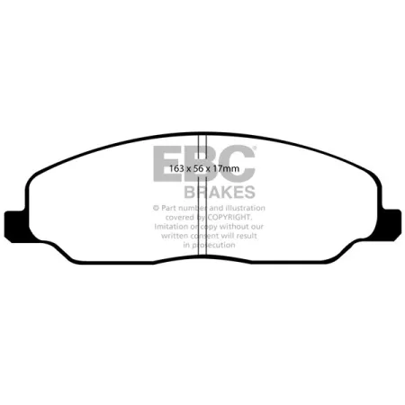 DP51740NDX Klocki hamulcowe BLUESTUFF NDX EBC Brakes Ford Mustang 5th Generation Ford Mustang 5th Gen Mustang 5th Generation GT Mustang 5th Gen GT