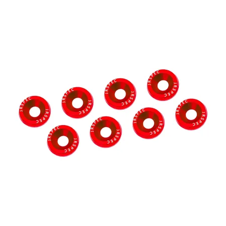 Ozdobne śrubki i podkładki JRspec Fender Washer czerwone