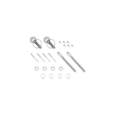 JRspec Zapinki Maski - srebrne