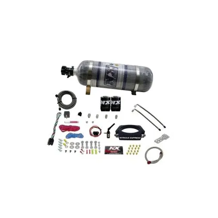 Nitrous Plate System with 12Lb Carbon Bottle for GM 6.2L Truck 2014+ Nitrous Express NX 20937-12