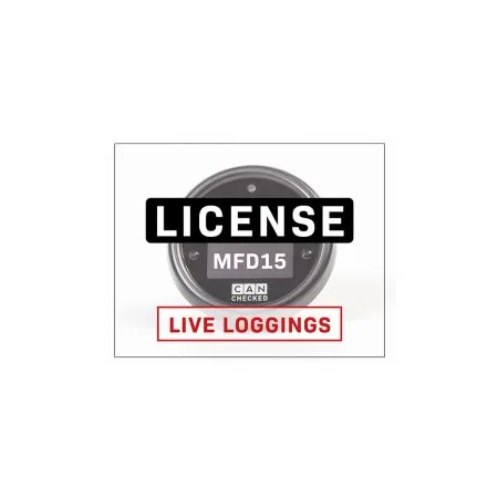CANchecked Licencja MFD15 Live Logging