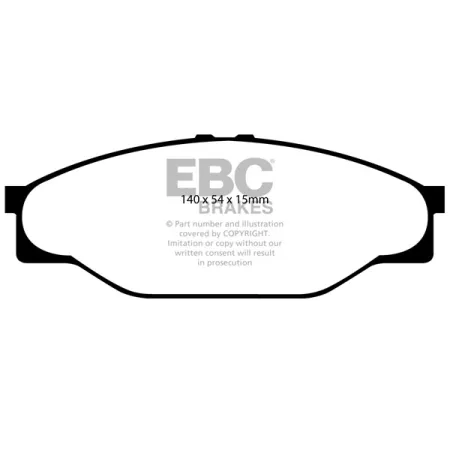 DP787 Klocki hamulcowe ULTIMAX2 EBC Brakes Toyota COMMERCIAL HiAce LH112 HiAce RZH112 HiLux KDN145 HiLux KDN150 HiLux LN145