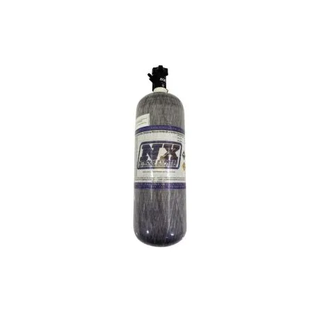 12Lb Composite Bottle Lightning 500 Valve 4AN Nipple 6.79 Dia. x 23.25 Tall Nitrous Express NX 11152