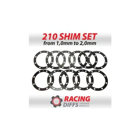 Zestaw Podkładek Regulacji Luzu Dyferencjału Do BMW 210mm