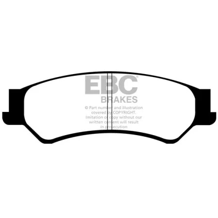 DP1500 Klocki hamulcowe ULTIMAX2 EBC Brakes Ford Australia and New Zealand Fairlane BF Falcon BF V8 Falcon BF GT Falcon FG XR Territory Ford South Afr