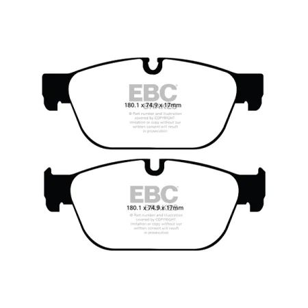 DPX2092 Klocki hamulcowe ULTIMAX2 EBC Brakes Citroen C5 C6 DS4 DS5 DS DS4 DS5 Peugeot 308 308 CC 407 Coupe 508 508 RXH RCZ