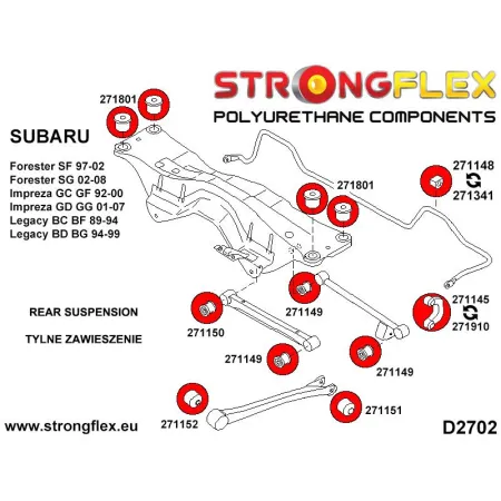 271341B: Tuleja stabilizatora przedniego - tylnego