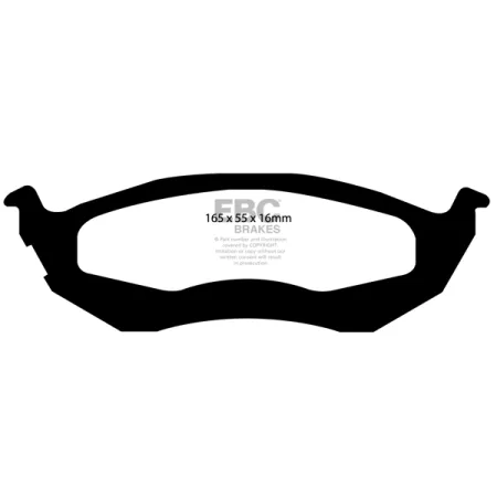 DP41718R Klocki hamulcowe YELLOWSTUFF EBC Brakes Chrysler USA Prowler PLYMOUTH Prowler Chrysler Prowler PLYMOUTH Prowler