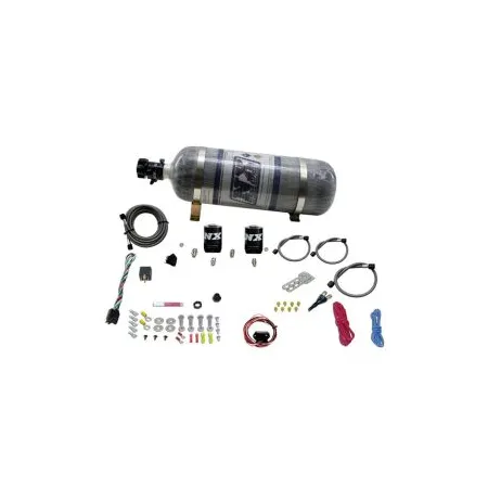 Drive-By-Wire Single Nozzle System with 12Lb Carbon Bottle for GM Vehicles (35-150Hp) Nitrous Express NX 20930-12