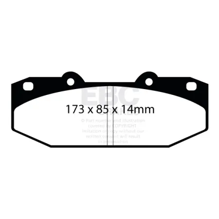 DP5076NDX Klocki hamulcowe BLUESTUFF NDX EBC Brakes