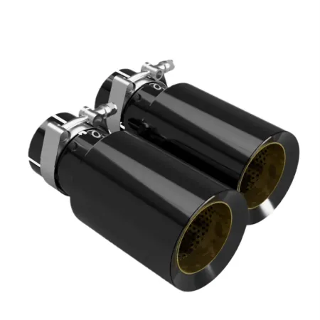 Tytanowe końcówki wydechu czarne Restomotive