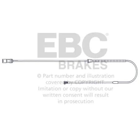 EFA140 Czujnik zużycia klocków hamulcowych EBC Brakes BMW X5 E70 X5 M E70 X5 M F85 X6 E71 X6 M E71 X6 M F86 BMW X5 X6