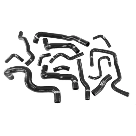 Zestaw Przewodów Silikonowych do Układu Chłodzenia FMIC.EU Mini Cooper S R56 R57 1.6L Turbo N14 2008-2012 - Czarny
