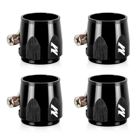 Skręcany zacisk końcówka przewodu aluminium Mishimoto AN4 czarna