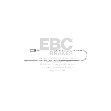 EFA130 Czujnik zużycia klocków hamulcowych EBC Brakes BMW X1 E84 BMW X1